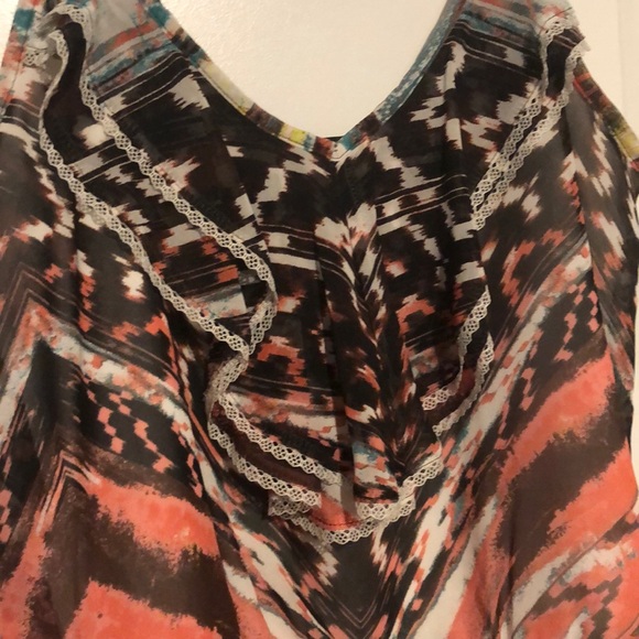 Ruffle Tank Top Blouse - Picture 5 of 7